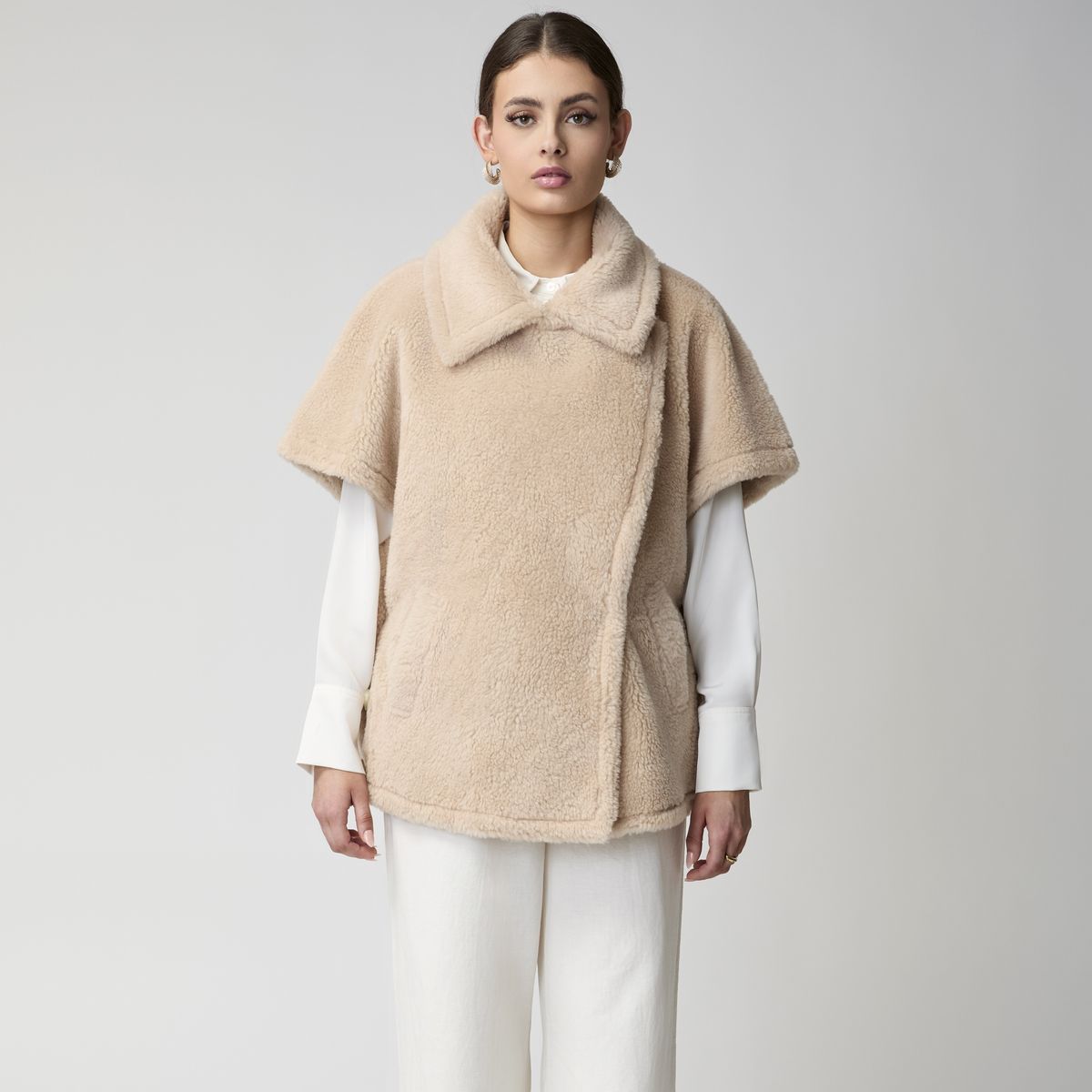 Poncho Antonella Beige
