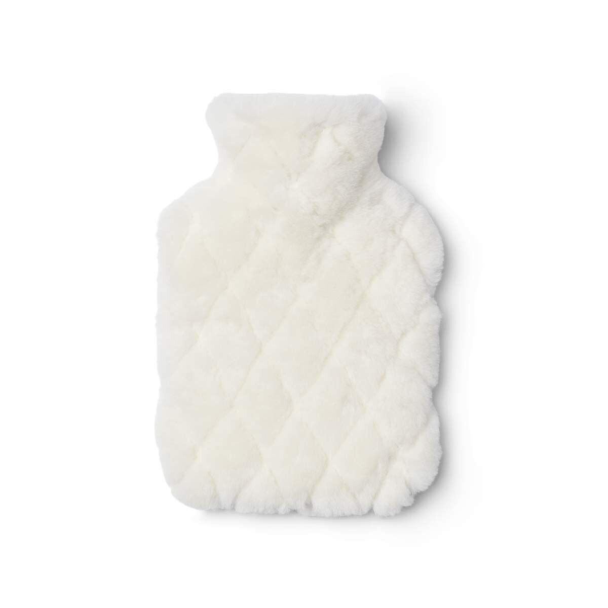 Bouteille d'eau chaude en forme de feuille Blanc