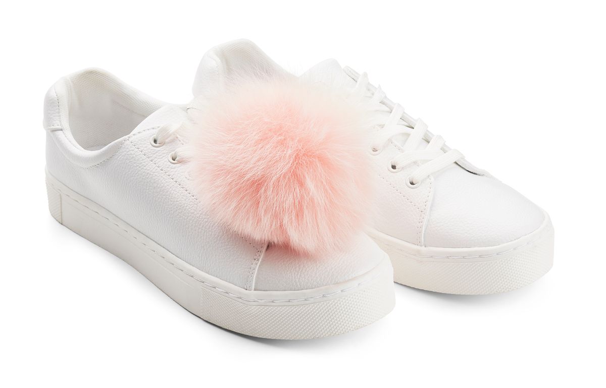 Clip Pompon pour chaussures Rose