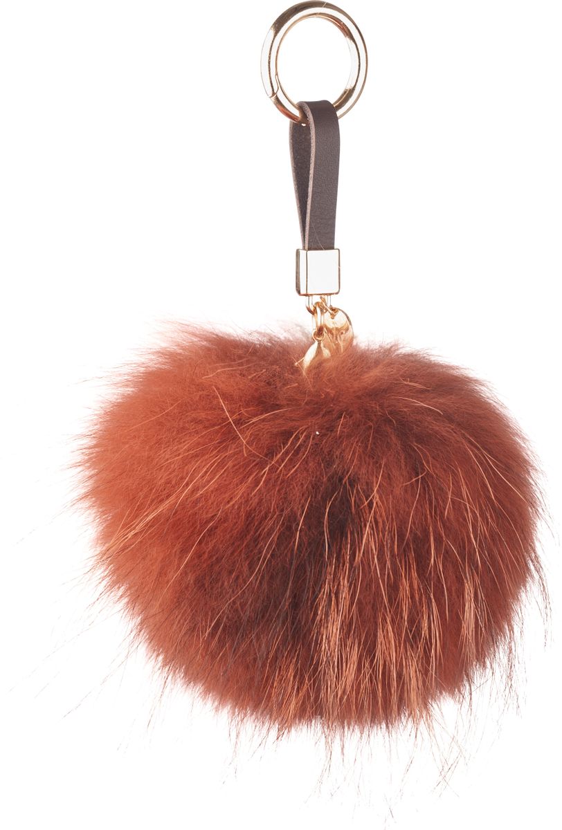 Porte-clés Pompon en vison