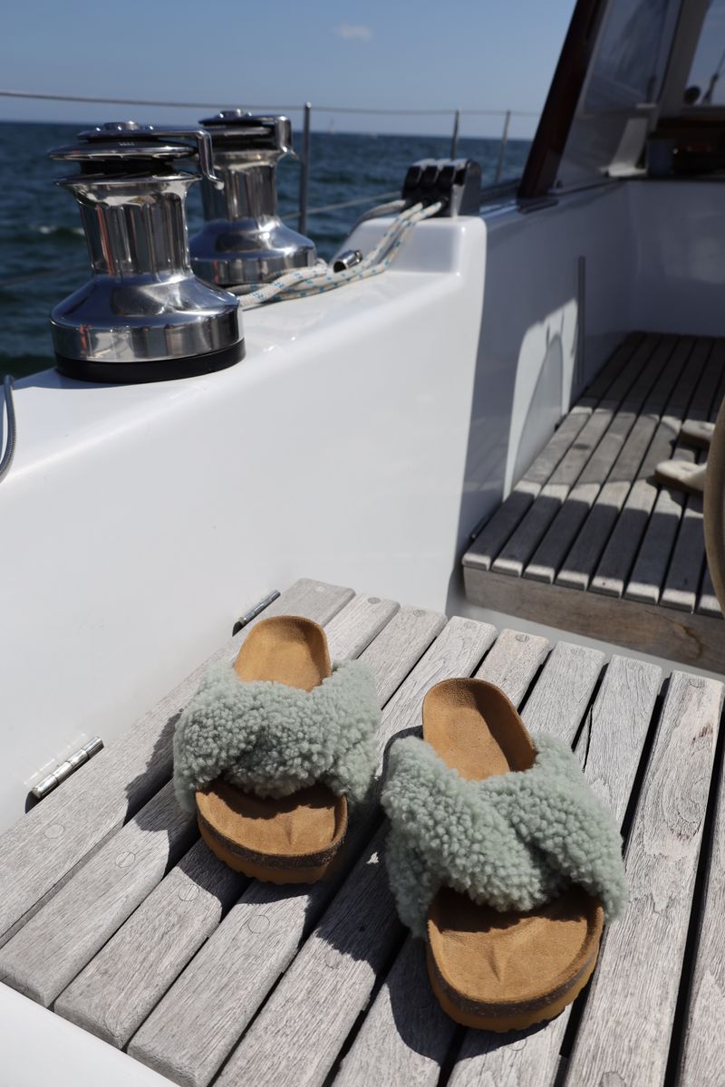 Chausson croisé Lilly Menthe