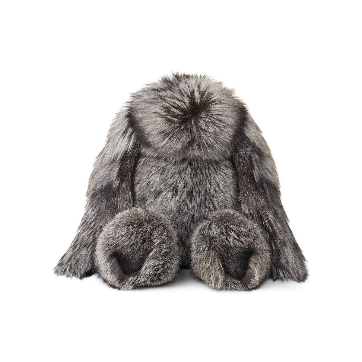 Lapin en peluche | Fourrure de renard Renard argenté