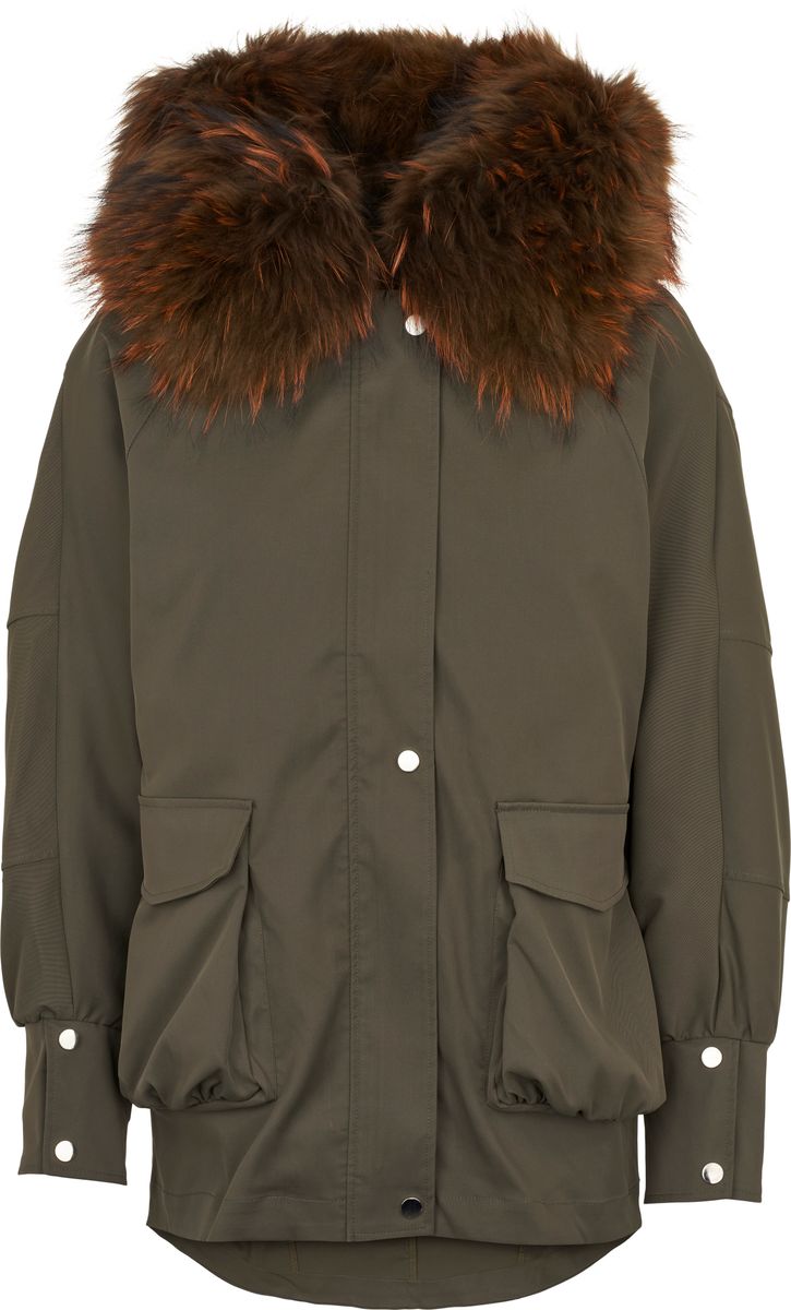 Veste Augusta Vert de haie/Marbre d'automne