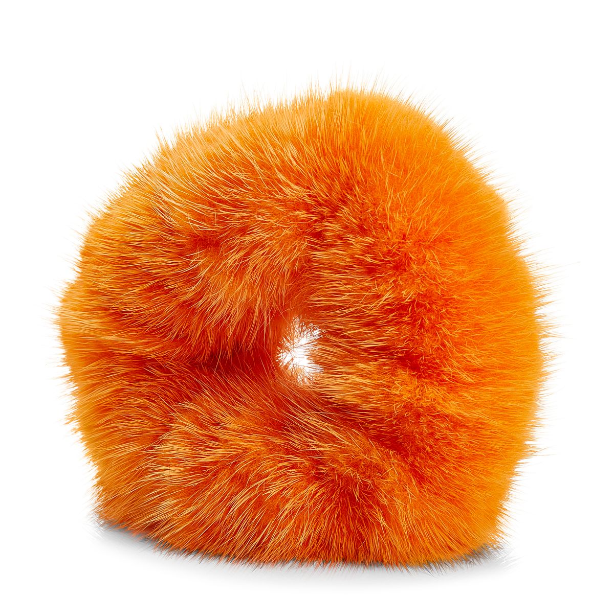Bandeau en vison Orange