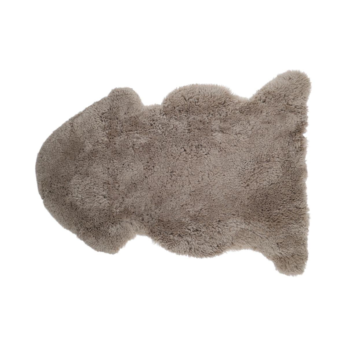 Peau de mouton Black Country | Nouvelle-Zélande | Poils longs bouclés | 90 cm Beige foncé