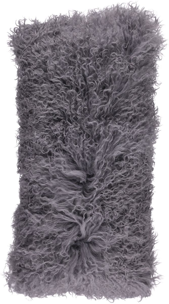 Coussin bouclé Acier