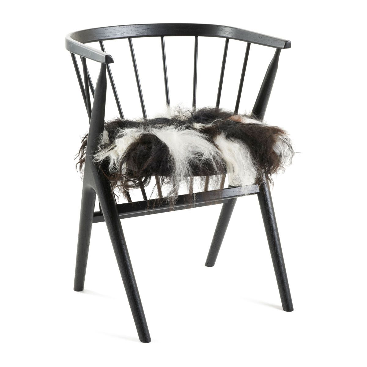 Dessus de siège en peau de mouton | 40x40 cm Repéré