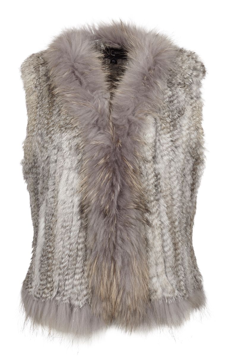 Gilet Anna Gris Naturel