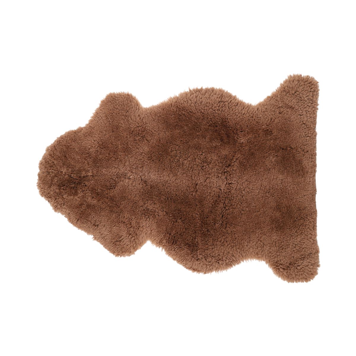 Peau de mouton Black Country | Nouvelle-Zélande | Poils longs bouclés | 90 cm Toffee