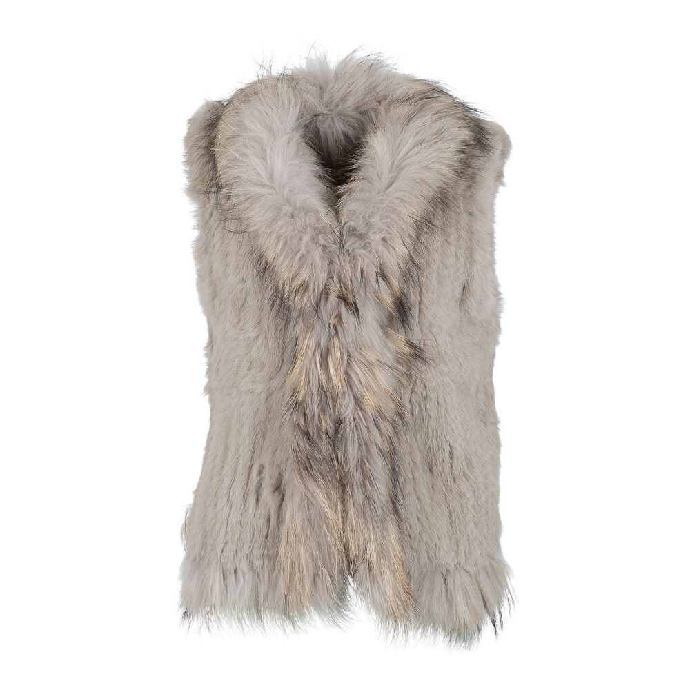 Gilet Anna Taupe Simple