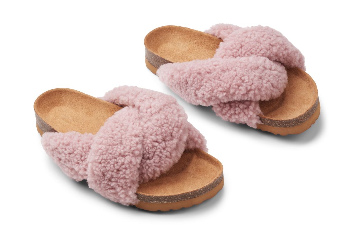 Chausson croisé Lilly Rose pourpre