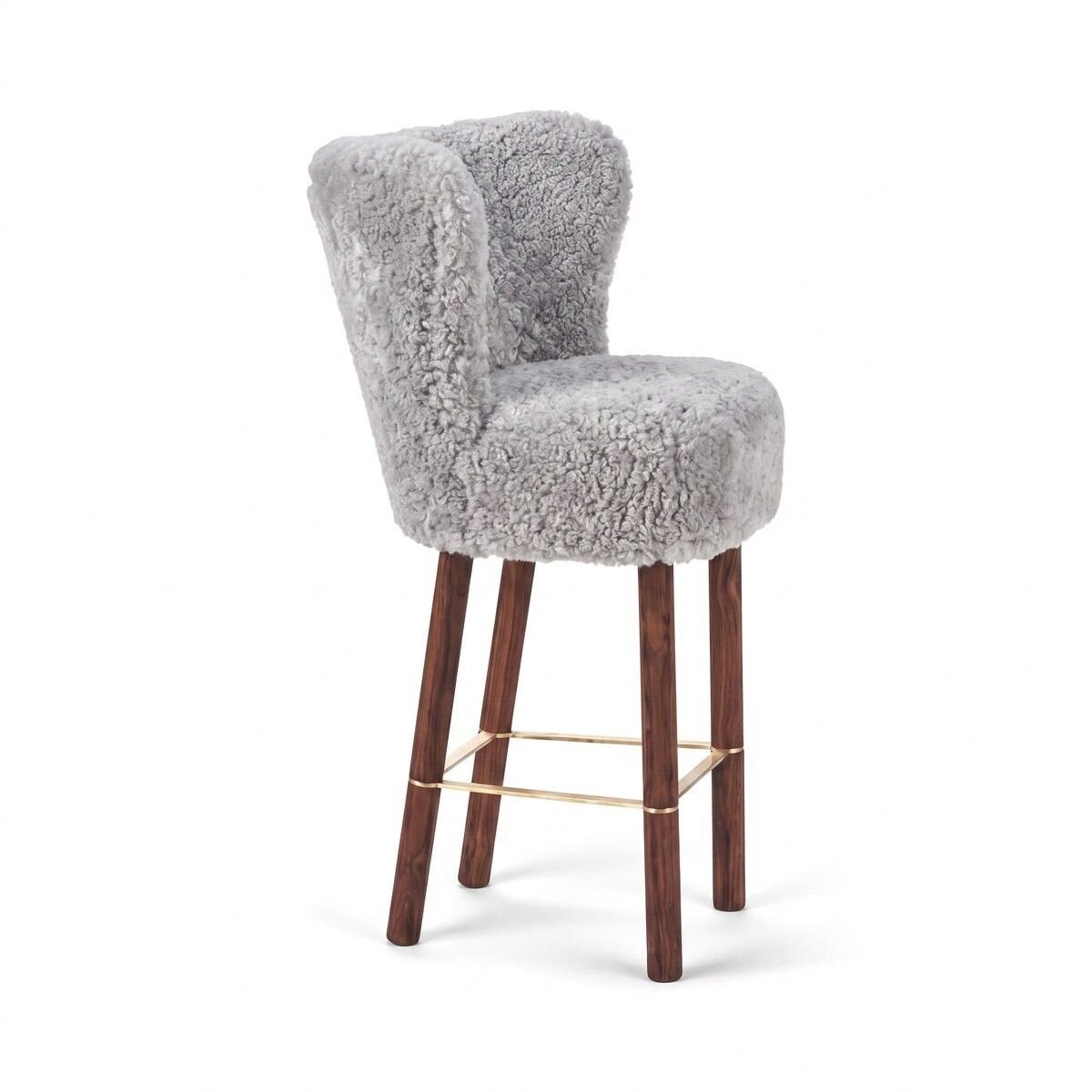 Tabouret de bar Emilia Gris Léger
