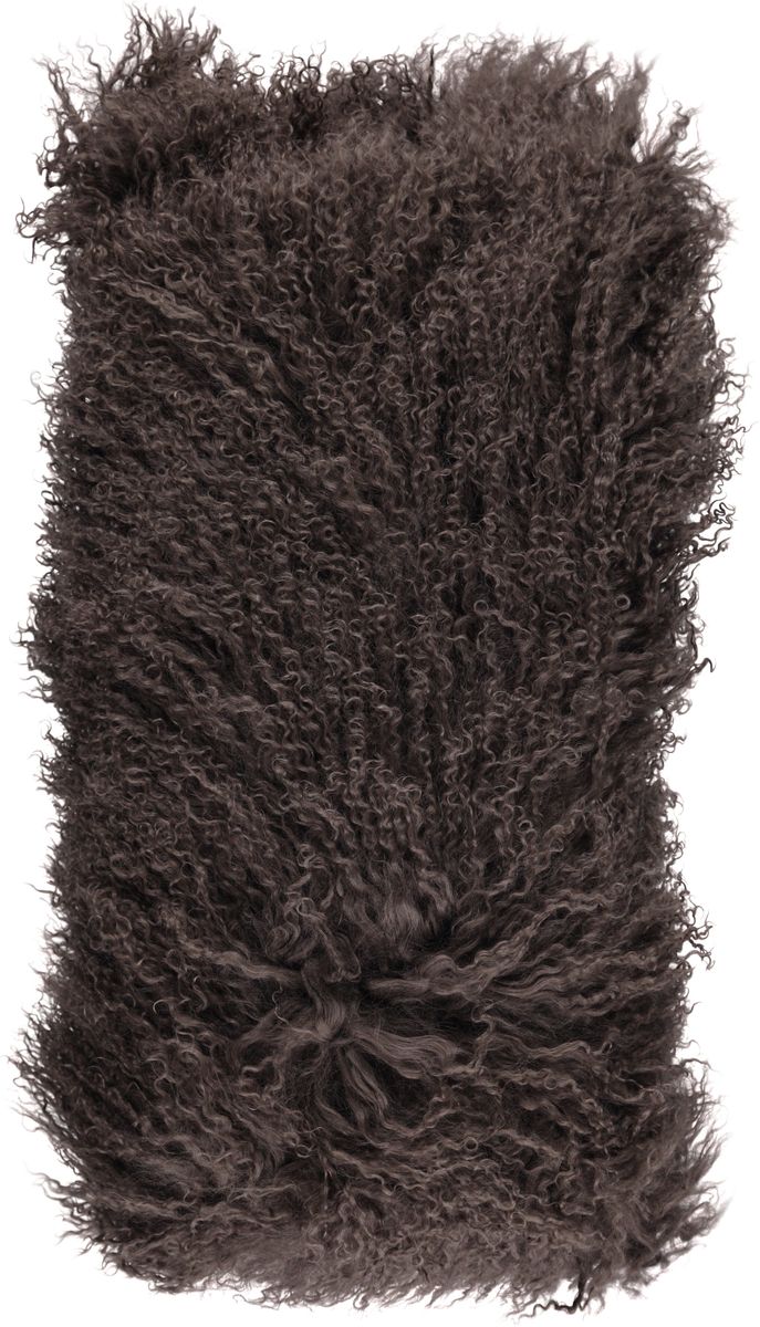 Doubleface Coussin bouclé Taupe
