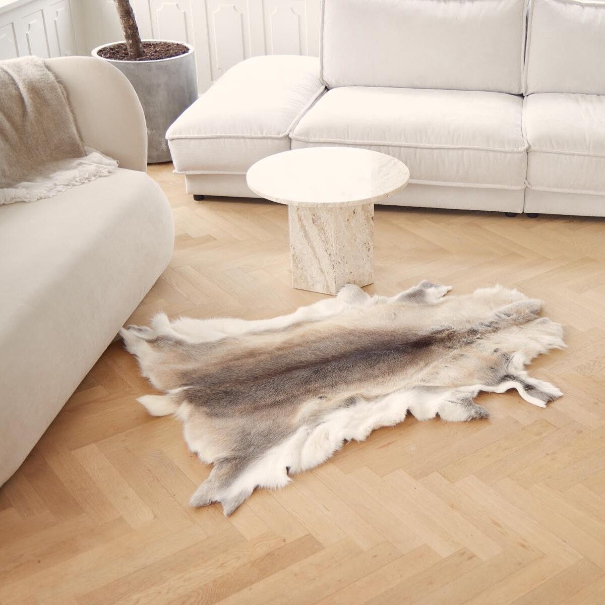 Peau de renne | 70x110cm Naturel