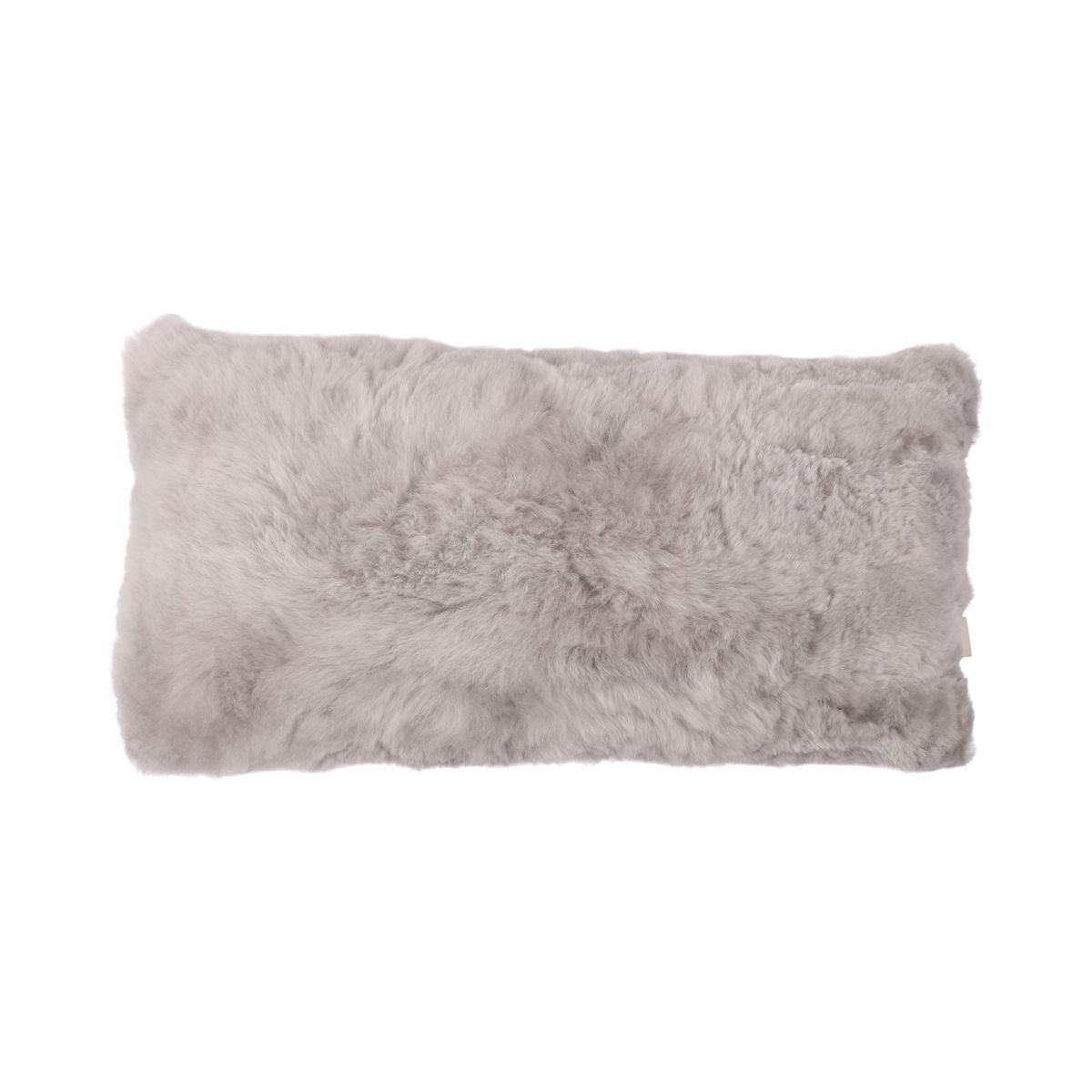 Coussin en alpaga Gris Léger
