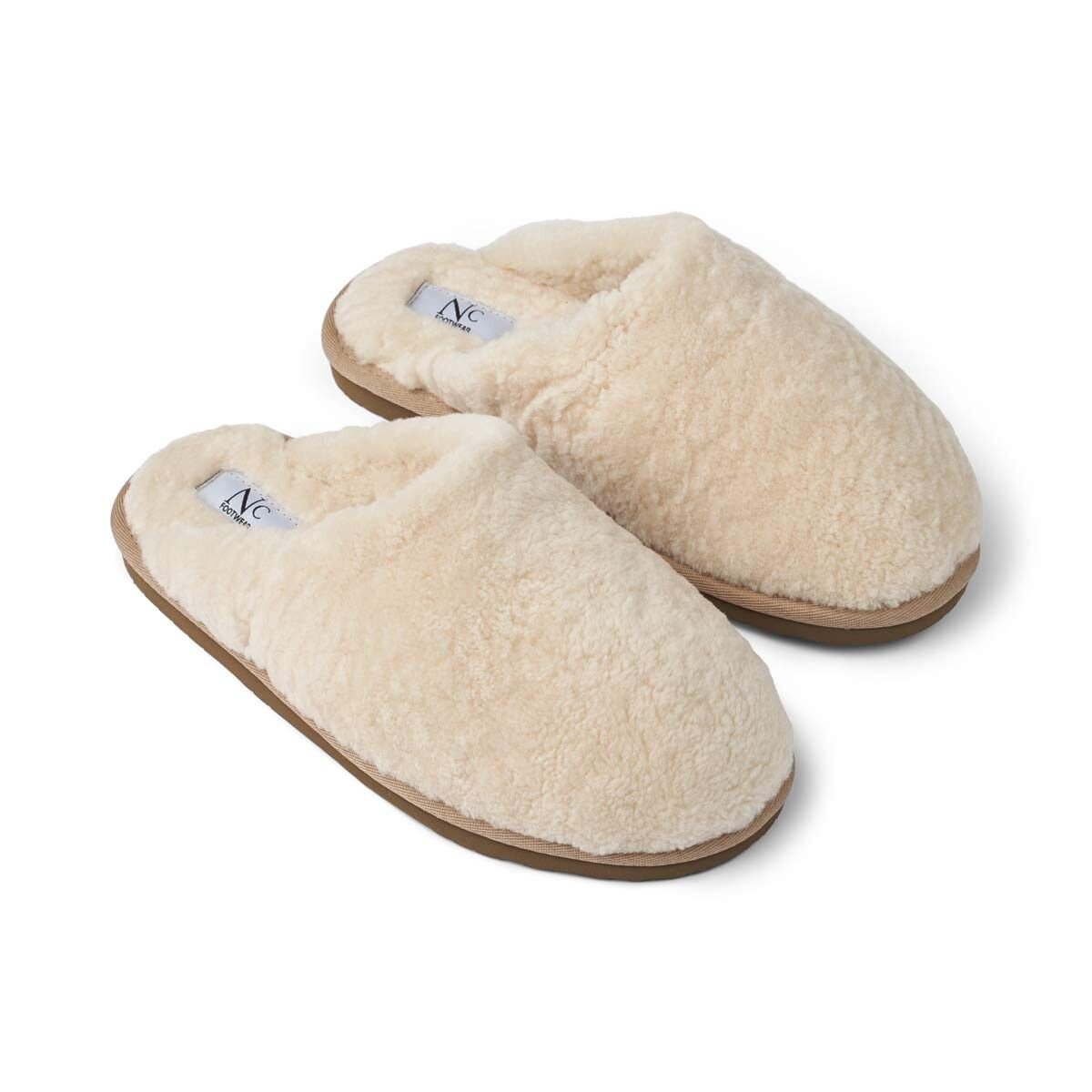 Chausson bouclé unisexe Nature