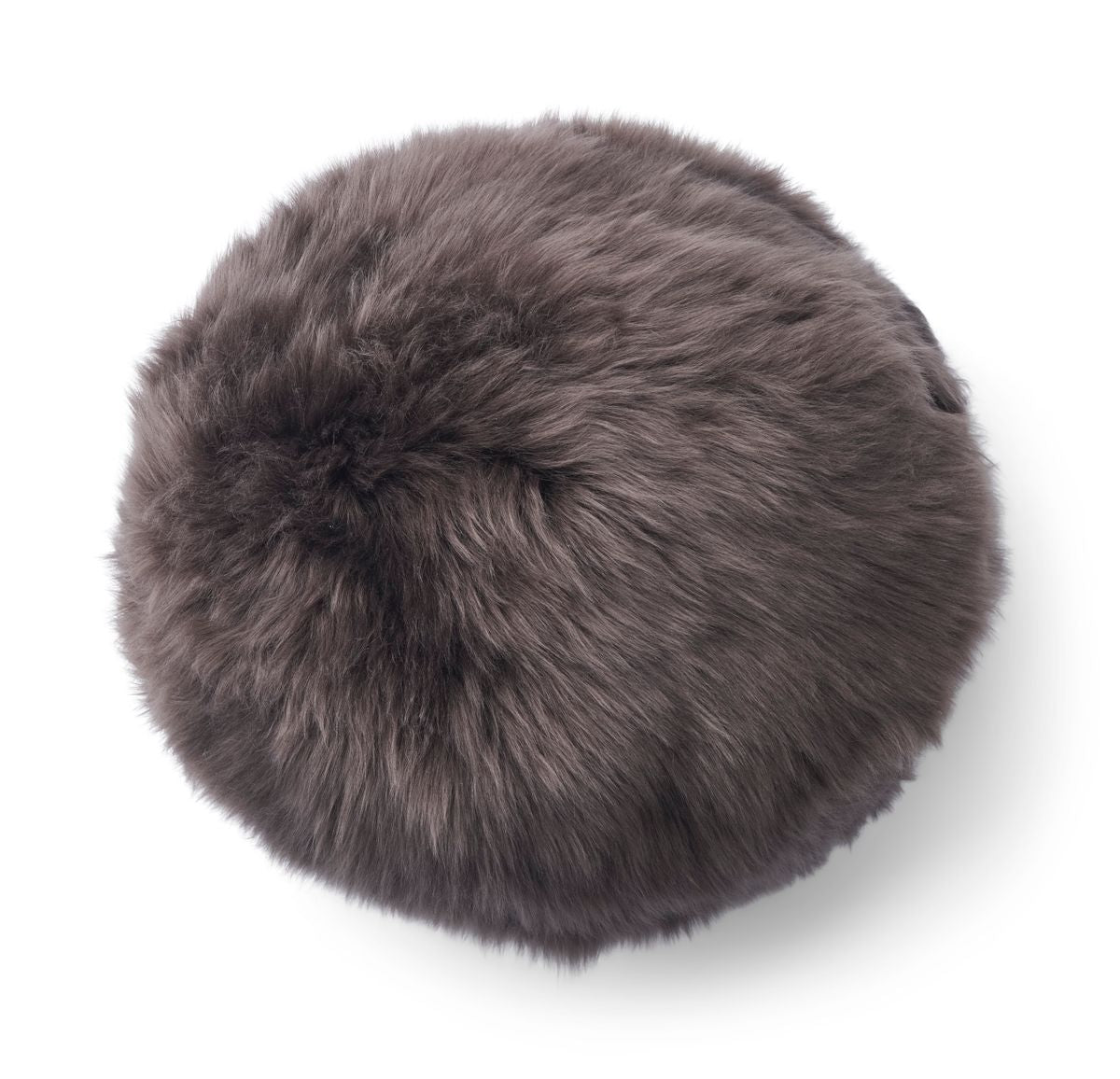 Coussin d'Angélite Laine Longue Noyer