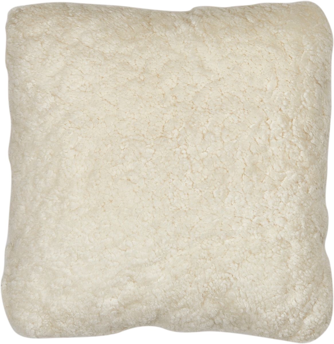 Coussin en laine courte de mouton
