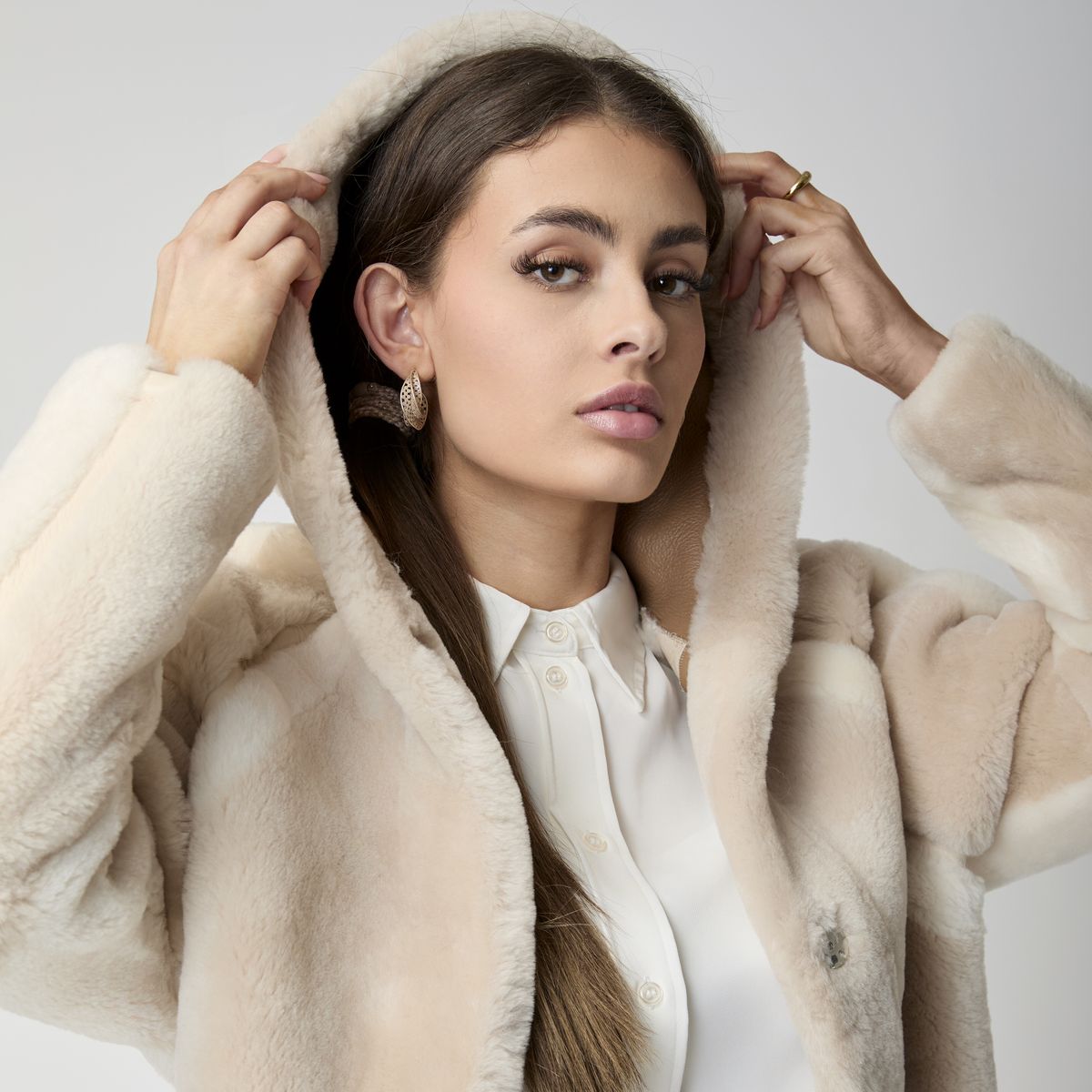 Veste Leah Beige/Marron