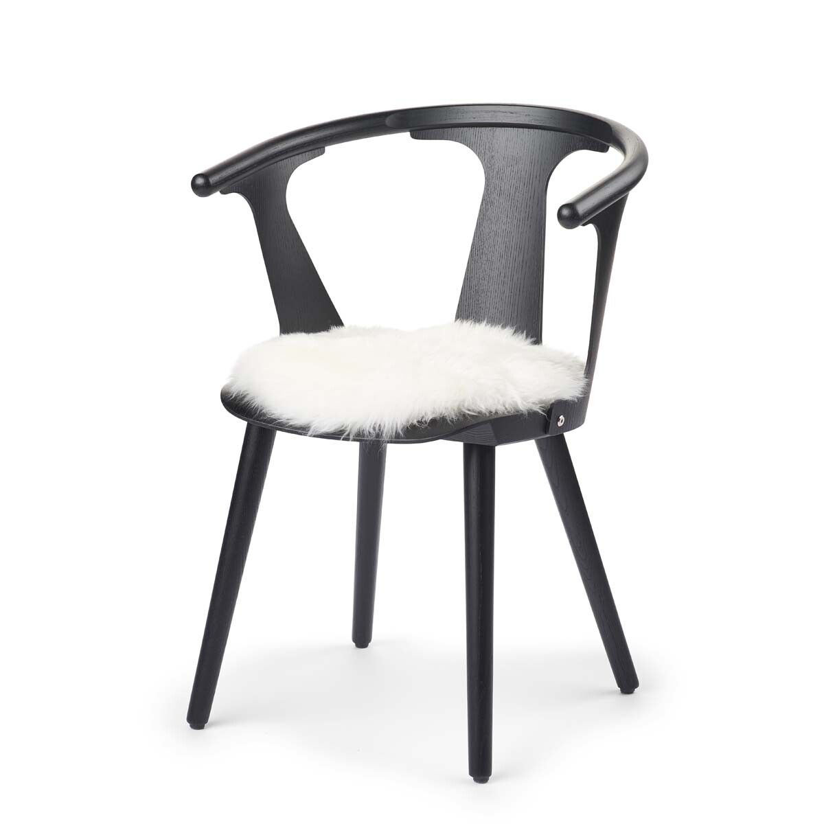 Dessus de siège en peau de mouton | Laine longue | Ø38 cm