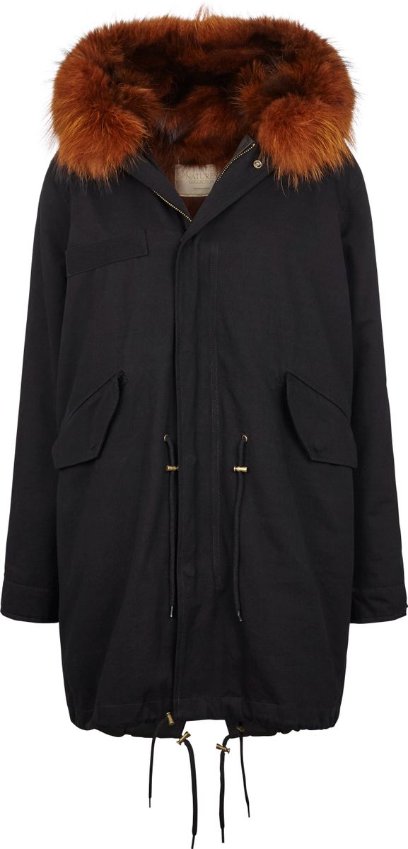 Veste Petra Noir/Marron Naturel