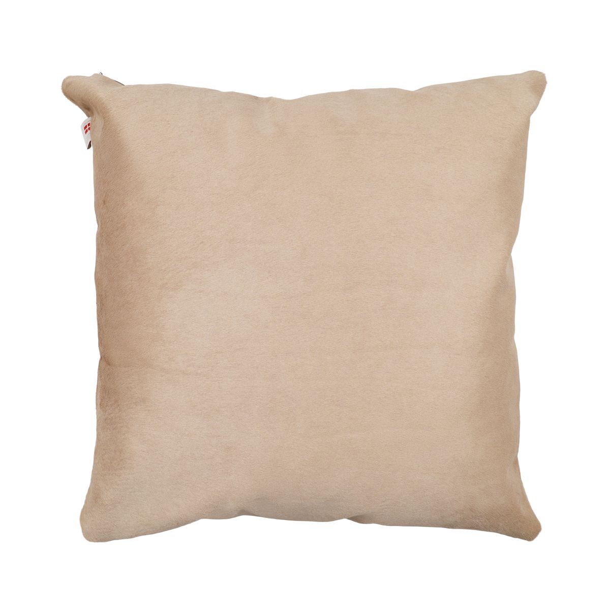 Coussin premium en peau de vache | Double face Beige