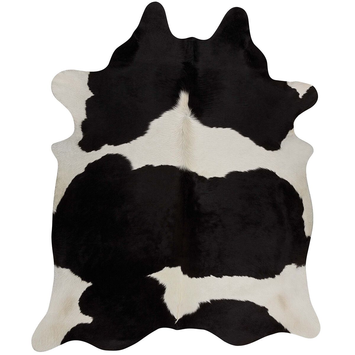 Peau de vache naturelle de première qualité | Brésil Noir/Blanc