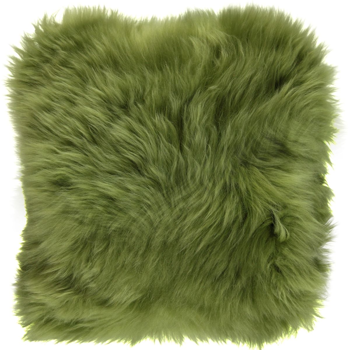 Coussin en peau de mouton longue laine Cime
