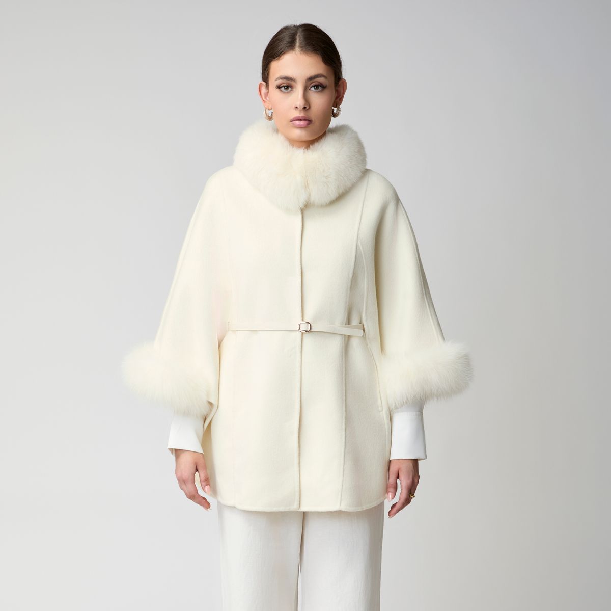 Poncho lorrain Beige