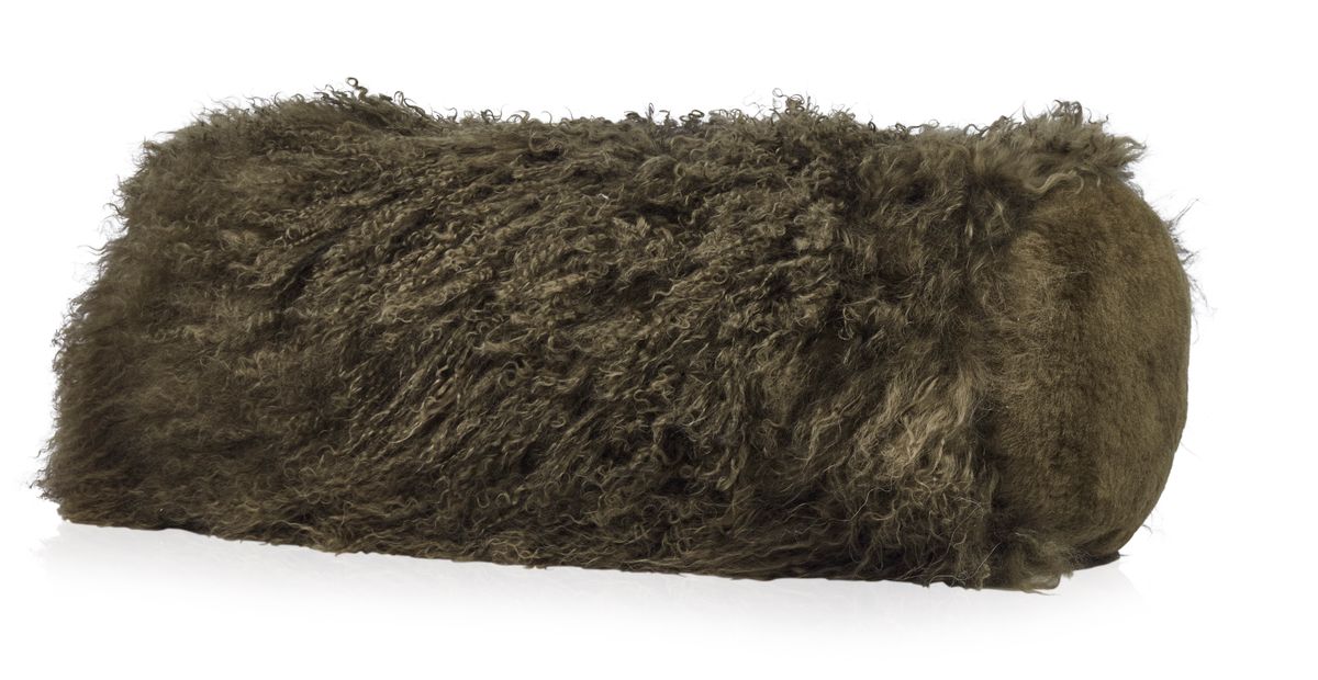 Coussin Traversin bouclé