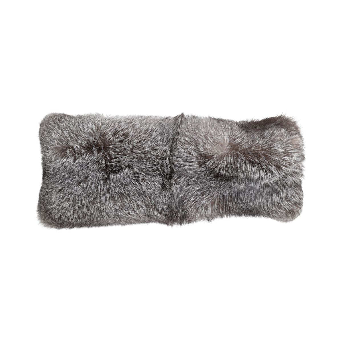 Coussin Premium en Renard | Dos en Cachemire | Norvège | Renard Bleu Givré | 30x75 cm