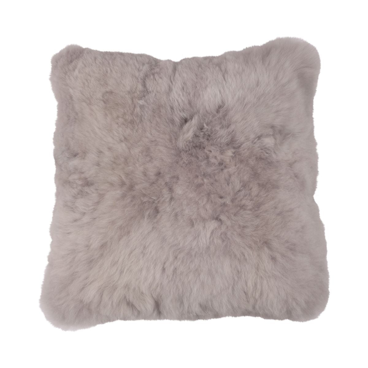Coussin en alpaga Gris Léger
