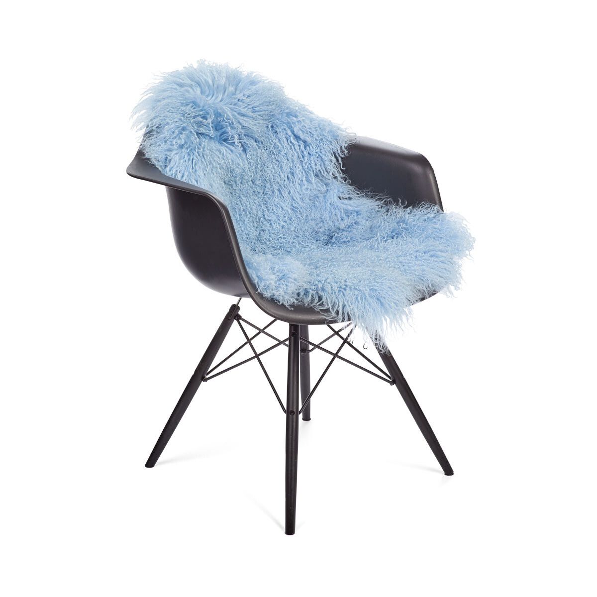 Peau de mouton bouclée 85x50 cm Ciel d'été