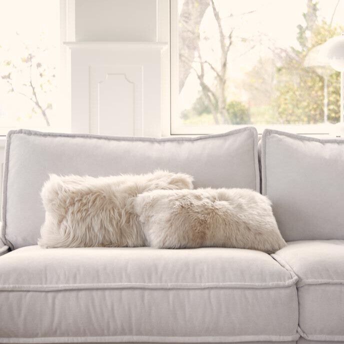 test des grands coussins Noir