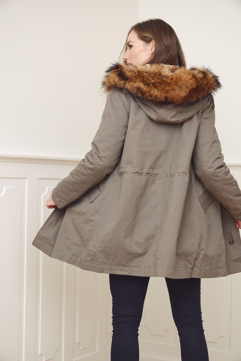 Veste Petra Taupe/Marron Naturel