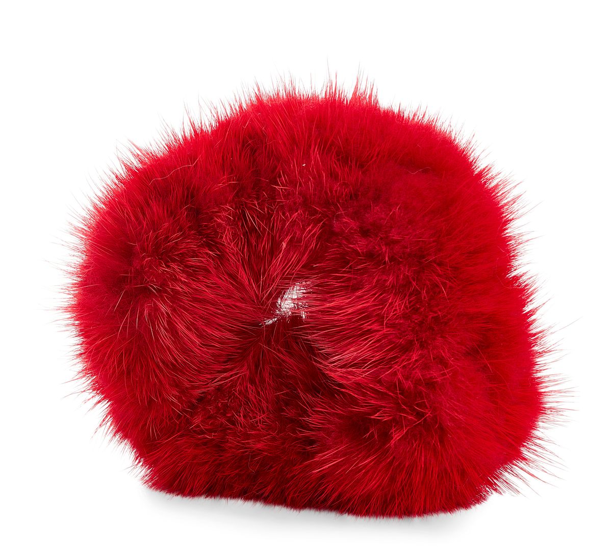Bandeau en vison Rouge brique