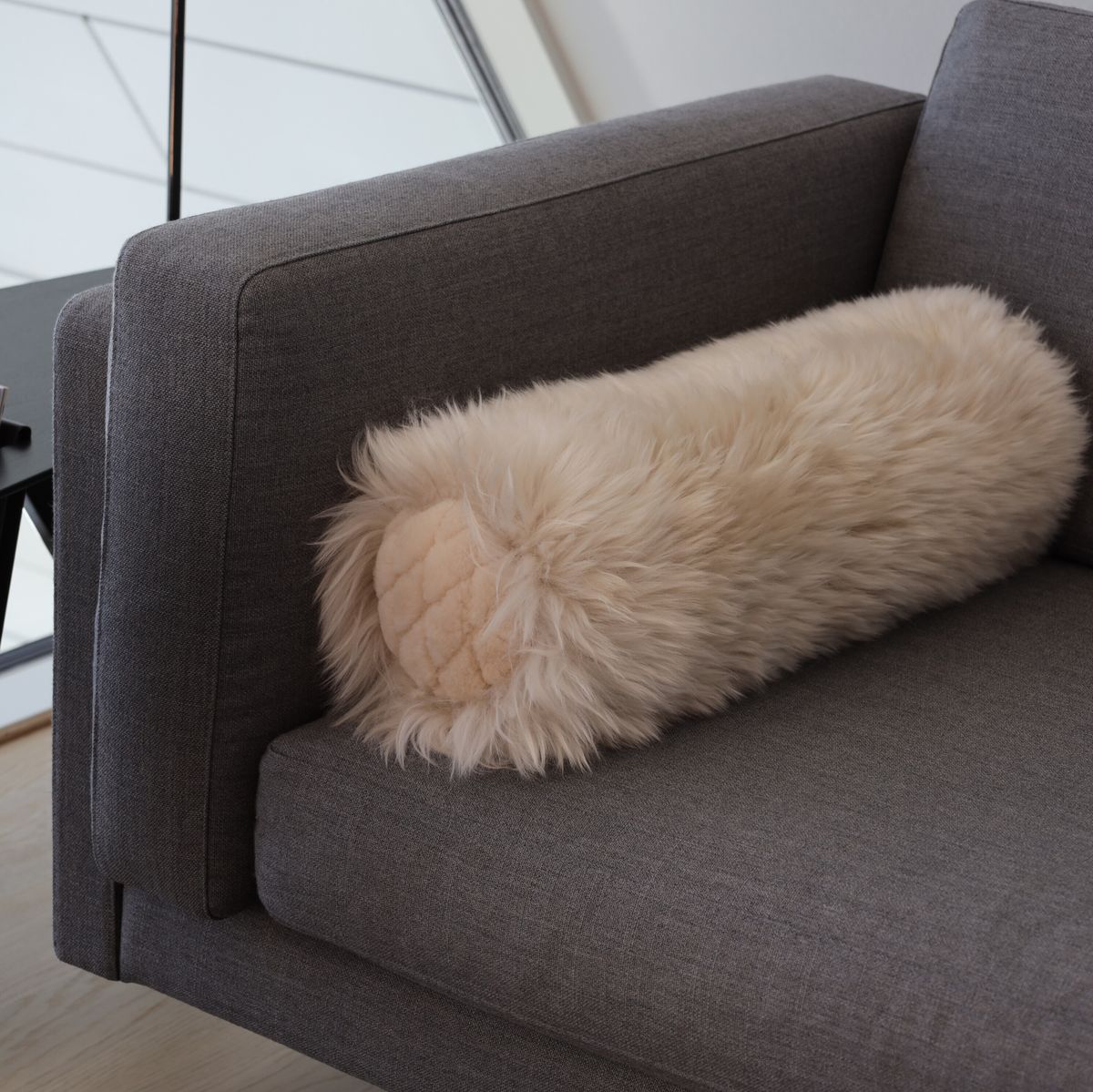 Coussin Traversin Ivoire/Blanc