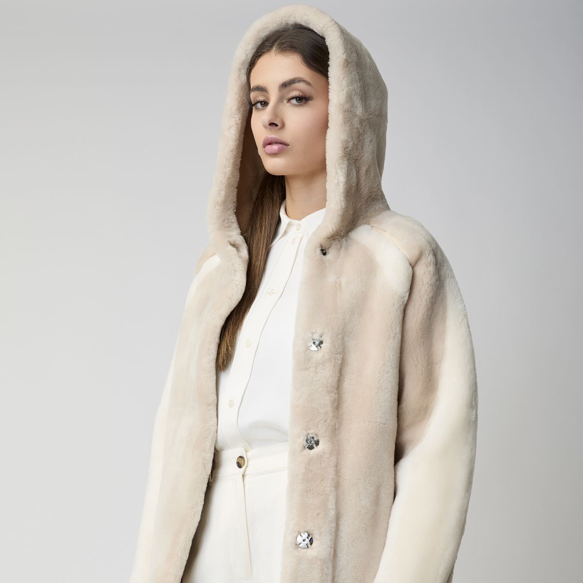 Veste Leah Beige/Marron
