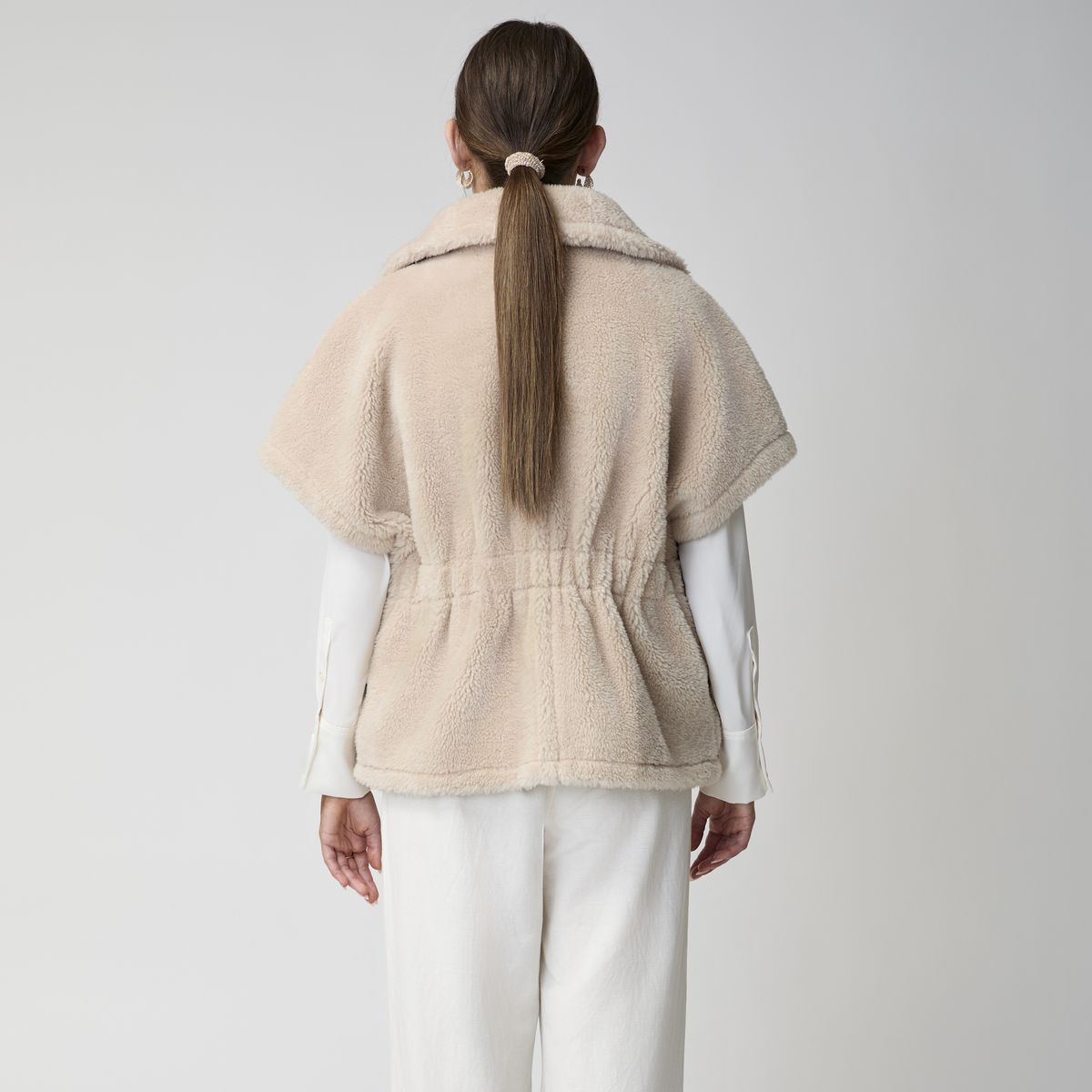 Poncho Elvira Beige