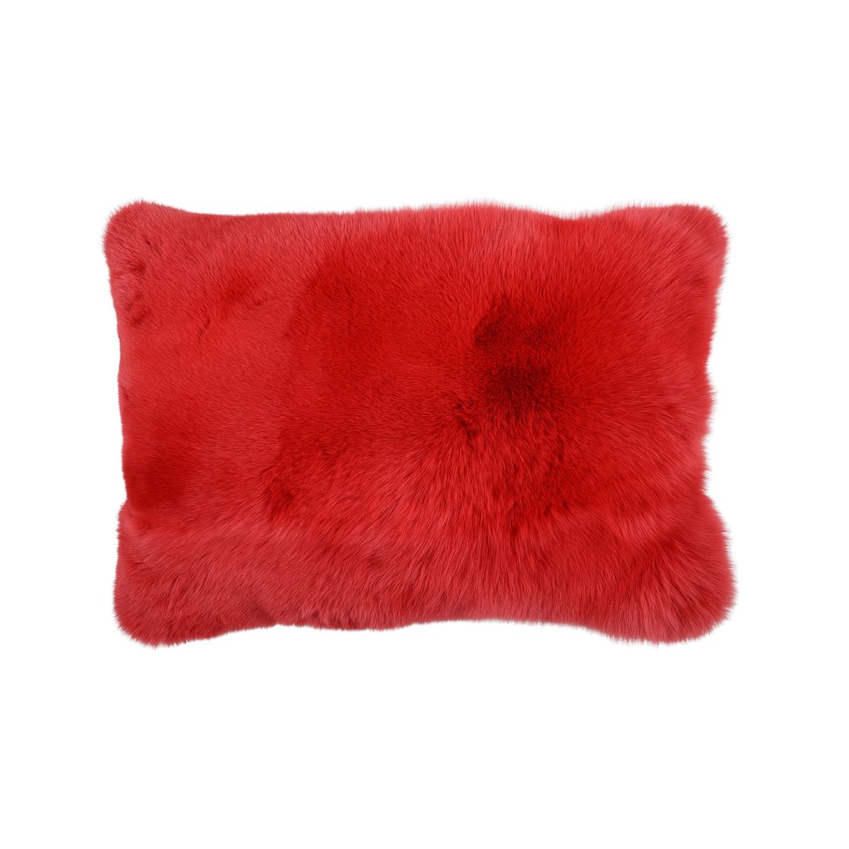 Coussin Premium en Renard | Dos en Cachemire | Norvège | Rouge | 52x84 cm