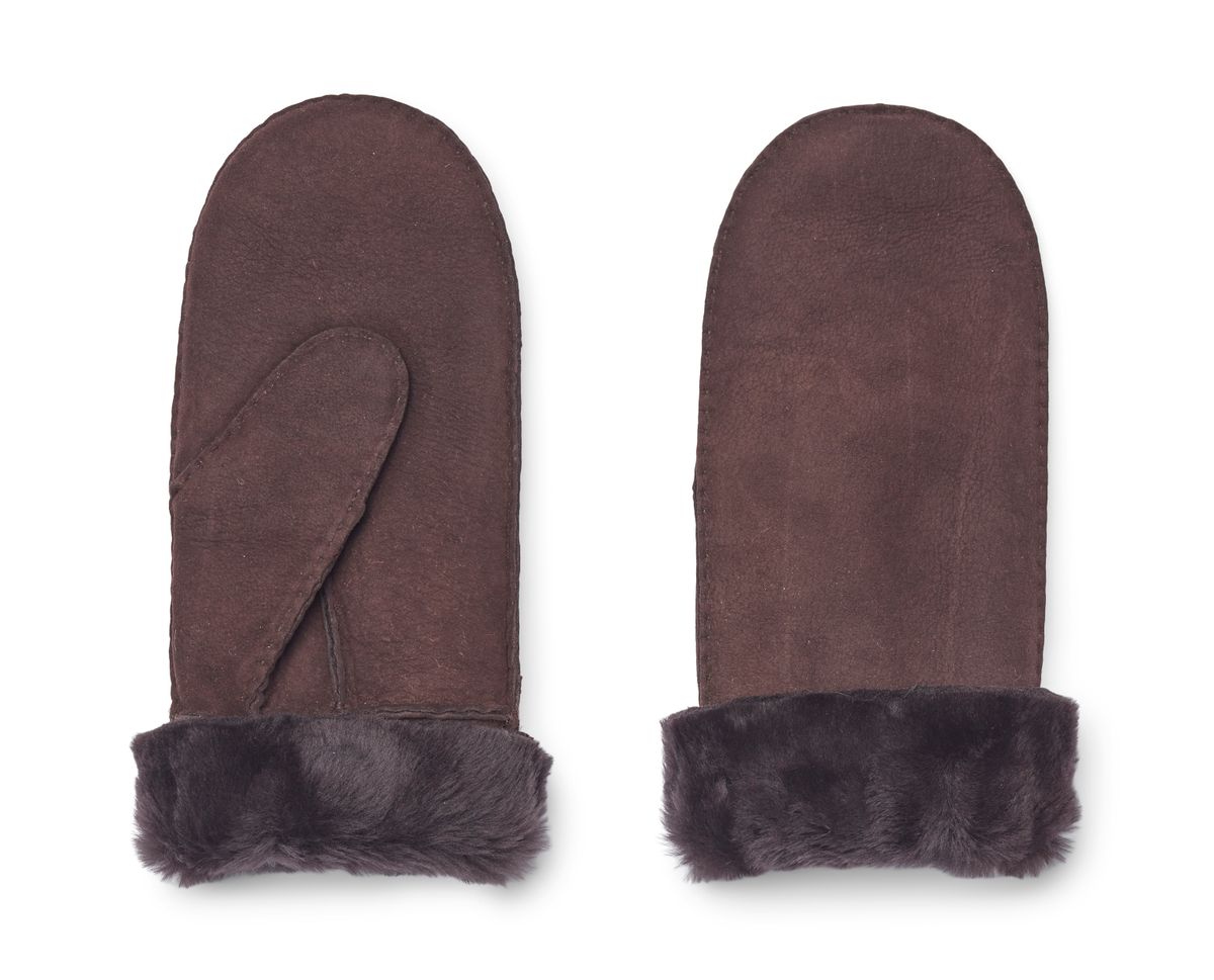 Moufles Kristie Marron Foncé
