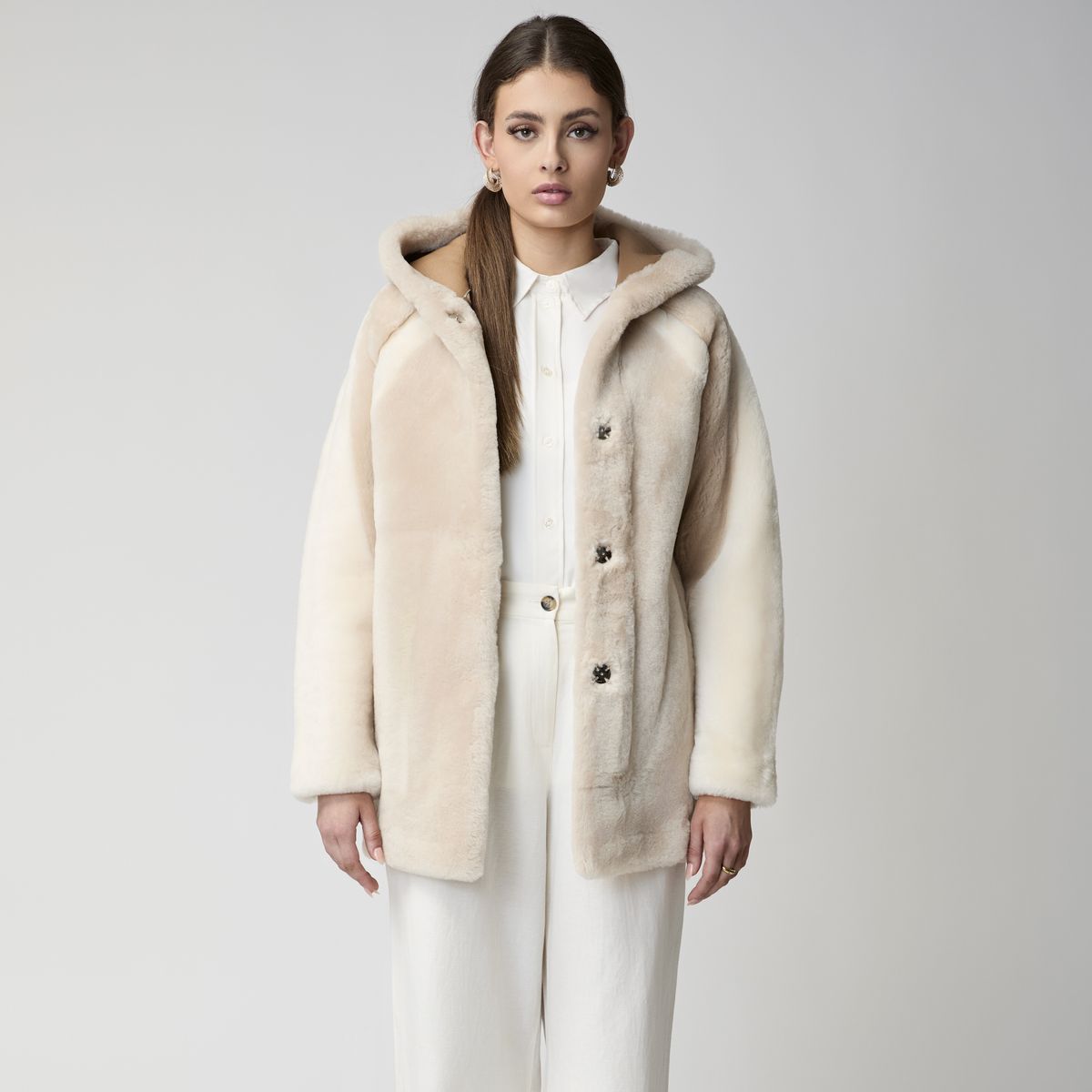 Veste Leah Beige/Marron