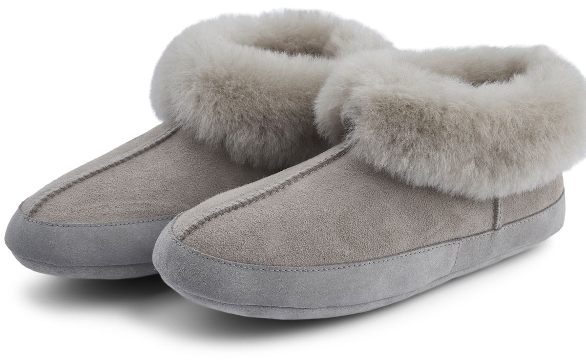 Chausson à semelle souple Gris Léger