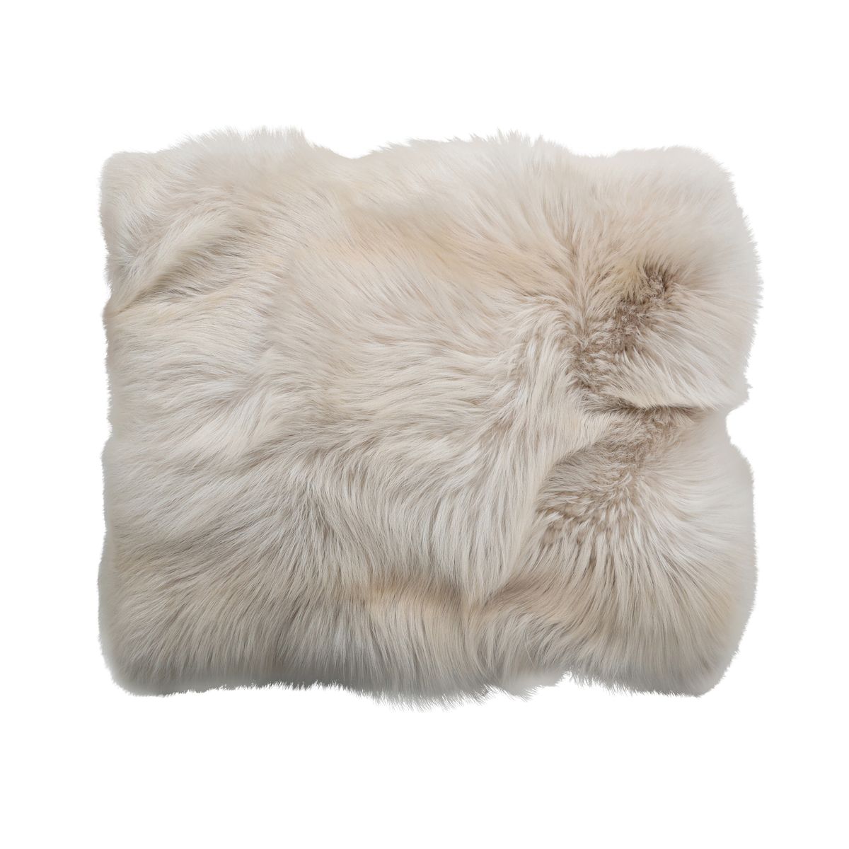 Coussin Premium en Renard | Doublure Cachemire | Norvège | Ambre Clair | 60x71 cm