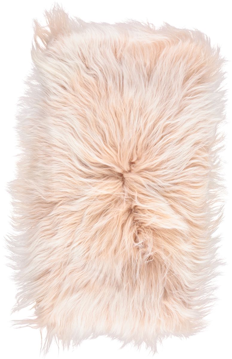 Coussin en cachemire bouclé