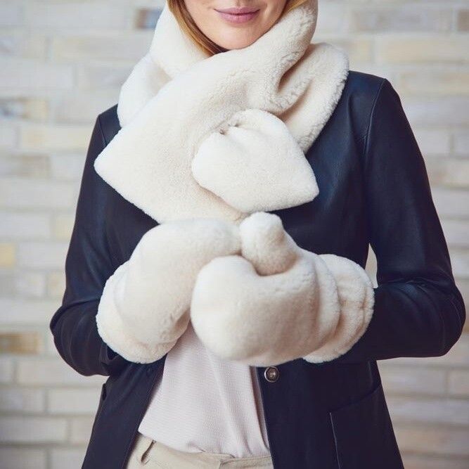 Moufles Monta Beige