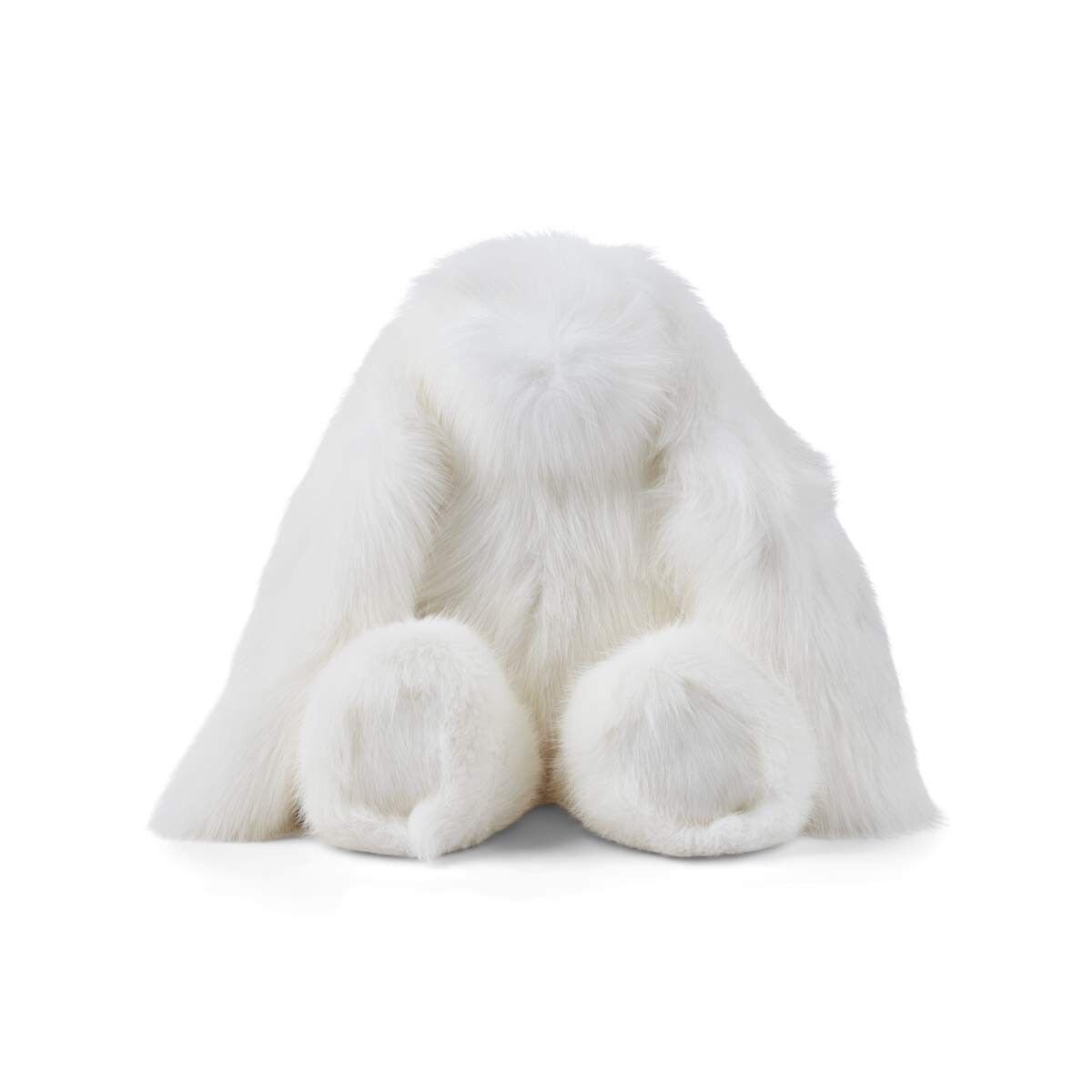 Lapin en peluche | Fourrure de renard Renard en marbre blanc