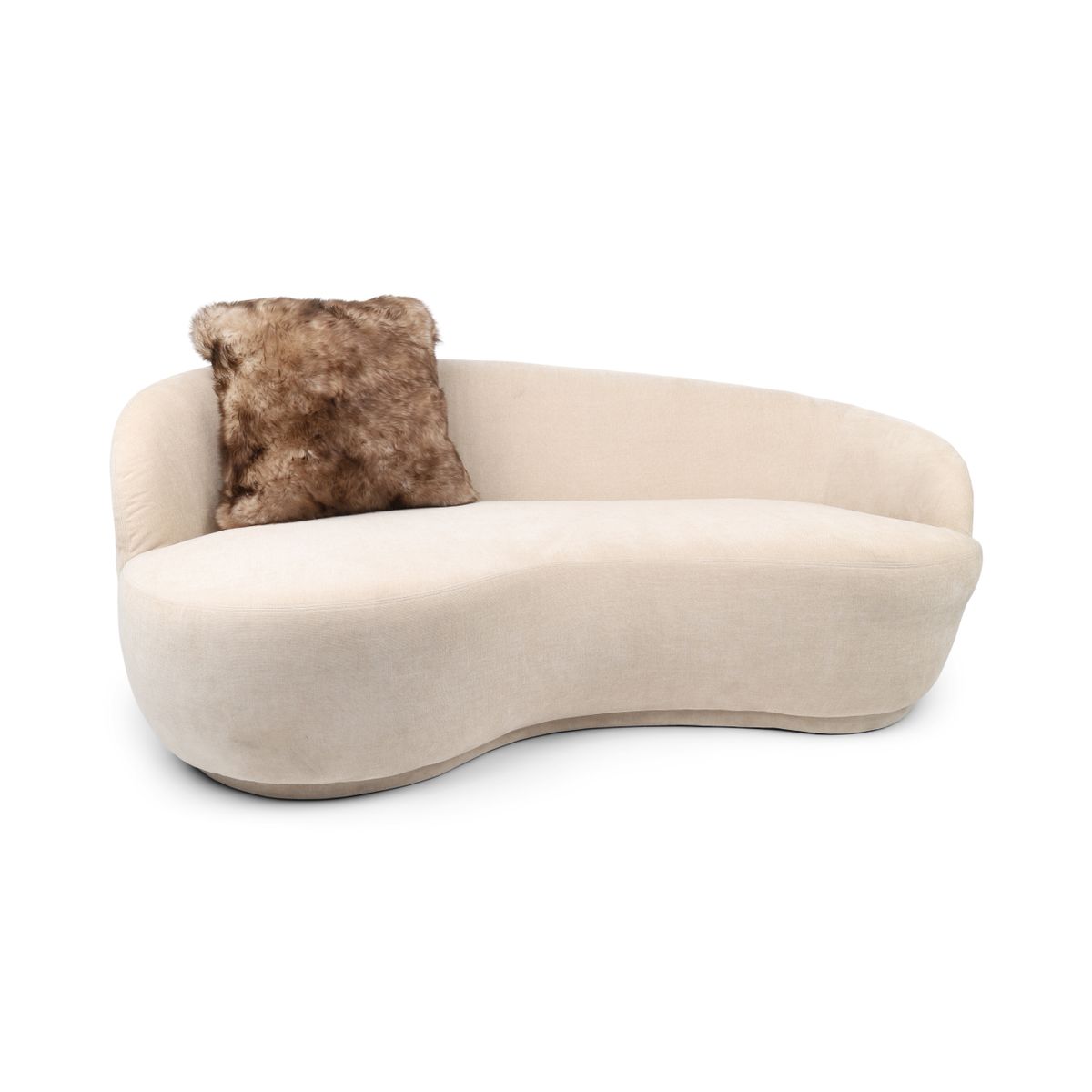 Coussin en peau de mouton Toscana | Poils longs | Double face