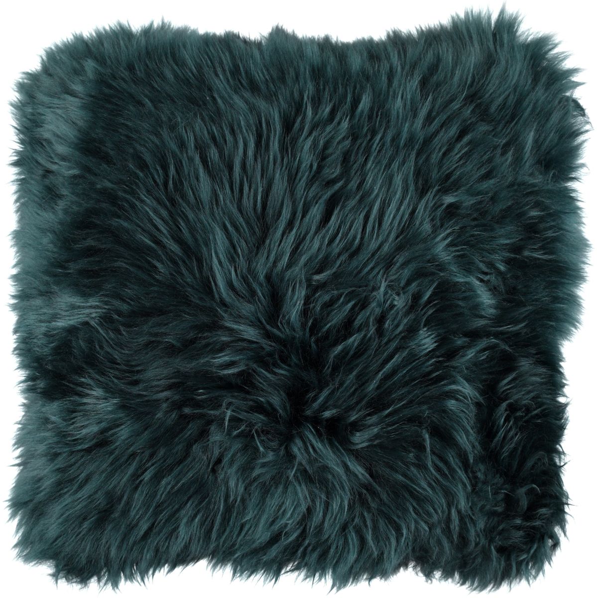 Coussin en peau de mouton longue laine Caspian
