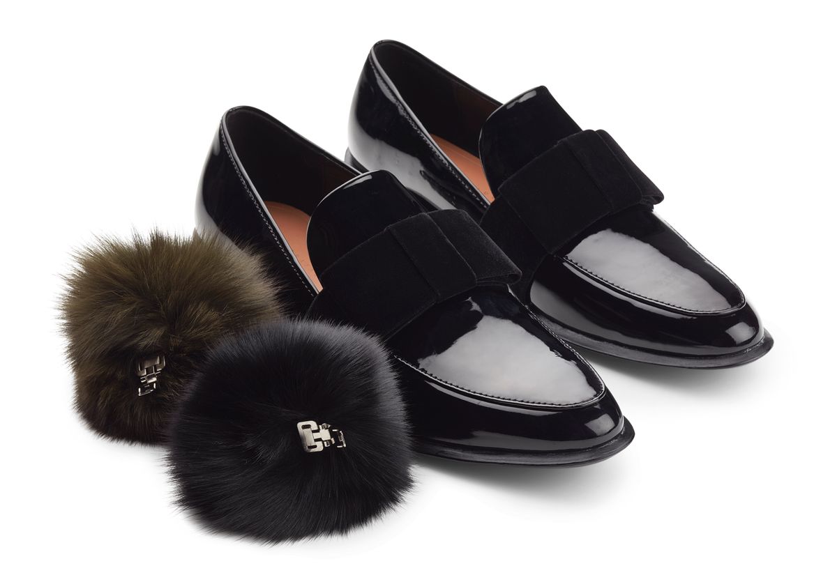 Clip Pompon pour chaussures Kaki